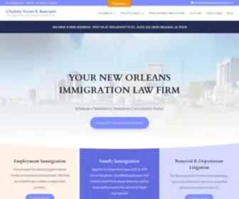 Neworleansimmigration.com(New Orleans Immigration Attorneys) Screenshot