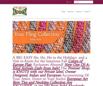 Neworleansknots.com(New Orleans Awesome Ties) Screenshot