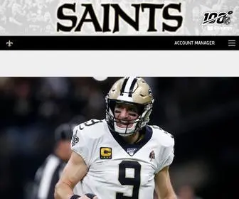 Neworleanssaints.com(New Orleans Saints Home) Screenshot