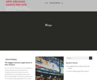 Neworleanssaintsfansite.com(New Orleans Saints Fan Site) Screenshot