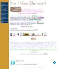 Neworleansshowcase.com(Cajun Food) Screenshot