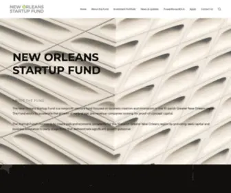 Neworleansstartupfund.org(New Orleans Startup Fund) Screenshot