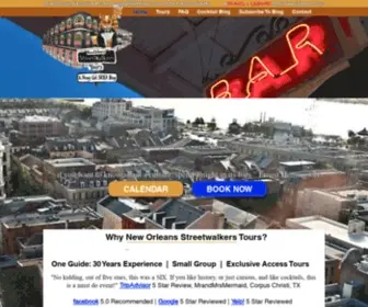 Neworleansstreetwalkerstours.com(New Orleans Streetwalkers Tours) Screenshot