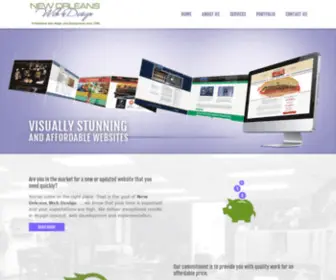 Neworleanswebdesign.com(A professional website design and development company located in New Orleans) Screenshot