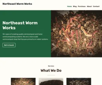 Newormworks.com(Northeast Worm Works) Screenshot