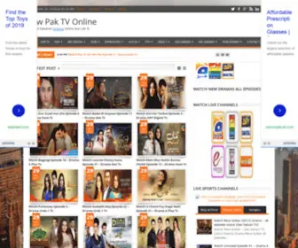 Newpaktv.blogspot.com(New Pak TV Online) Screenshot