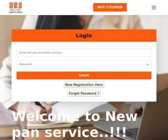 Newpanservice.in(NEW PAN SERVICE) Screenshot
