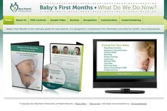 Newparentproductions.com(Baby's First Months DVD) Screenshot