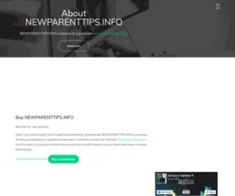Newparenttips.info(Domainberg) Screenshot