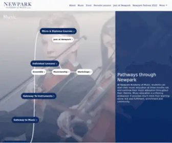 Newparkmusic.ie(Newpark Academy of Music Newpark Academy of Music) Screenshot