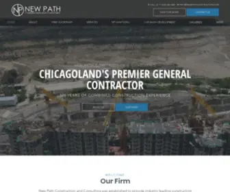 Newpathconstruction.com(New Path Construction) Screenshot