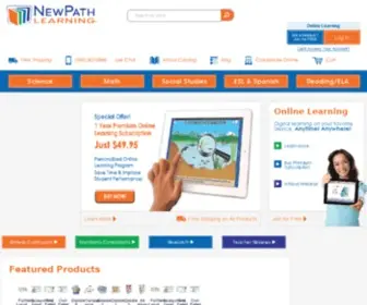 Newpathlearning.com(NewPath Learning®) Screenshot