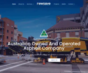 Newpave.com.au(Newpave Asphalt) Screenshot