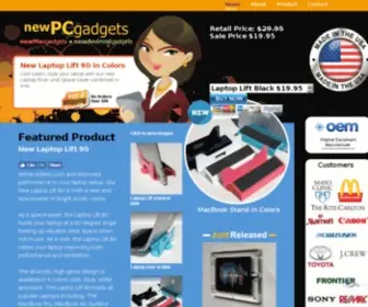 NewpcGadgets.com(NewPCgadgets and newMacgadgets Offering Unique Products for your Mac and PC) Screenshot