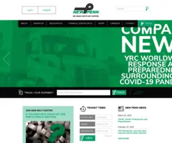 Newpenn.com(Industry Leading Trucking Company) Screenshot