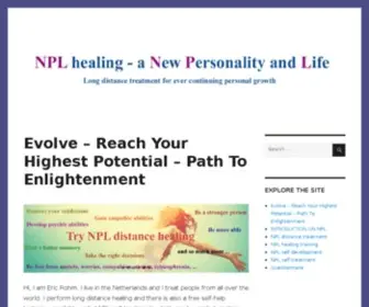 Newpersonalityandlife.com(Improving Confidence) Screenshot