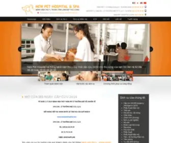 Newpethospital.com.vn(Phòng khám thú y) Screenshot
