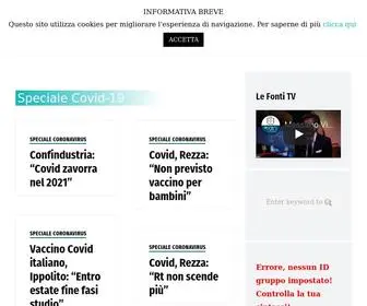 Newpharmaitaly.it(Le Fonti New Pharma Italy) Screenshot