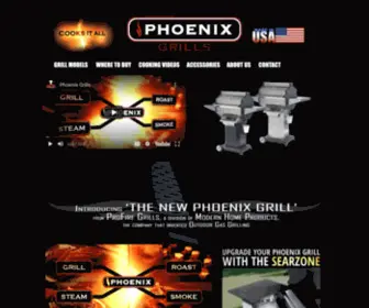 Newphoenixgrills.com(New Phoenix Grill from ProFire Grills a division of MHP) Screenshot