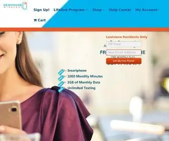 Newphone.com(Newphone wireless) Screenshot