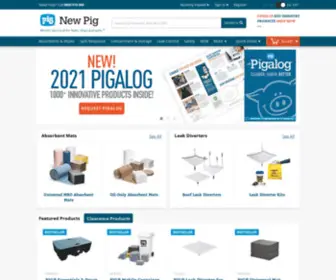 Newpig.co.uk(Absorbents, Spill Control & Handling & Plant Safety Products) Screenshot