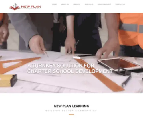 Newplanlearning.com(A turnkey solution for charter school facility development. New Plan Learning) Screenshot