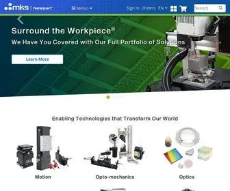 Newport.com(Photonics Solutions for Extending the Frontiers of Science) Screenshot