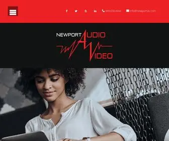 Newportav.com(Newport Audio/Video) Screenshot