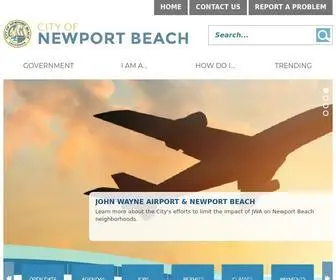 Newportbeachca.gov(City of Newport Beach) Screenshot
