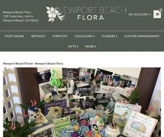 Newportbeachflora.net(Newport Beach Florist) Screenshot