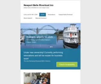 Newportbelle.com(The Newport Belle) Screenshot