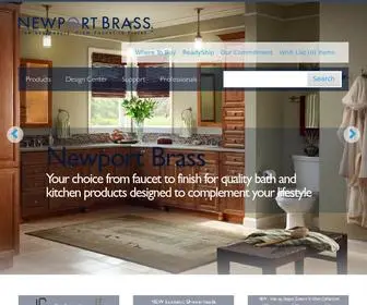 Newportbrass.com(Newport Brass) Screenshot