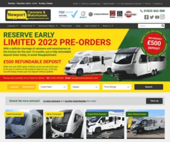 Newportcaravans.com(Newport Caravans) Screenshot