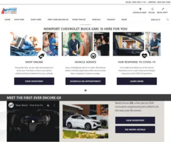 Newportchevy.com(Newport Chevrolet Buick GMC) Screenshot