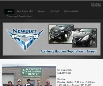 Newportcollisioncenter.com(Auto Body and Collision Repair Shop) Screenshot