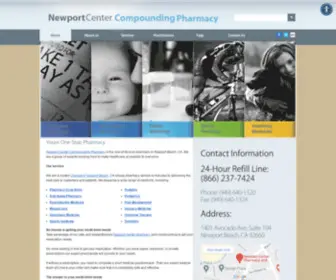 Newportcompoundingcenter.com(Compounding Pharmacy) Screenshot