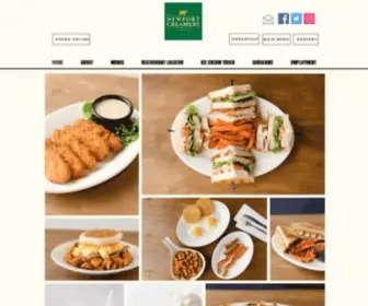 Newportcreamery.com(Newport-creamery) Screenshot
