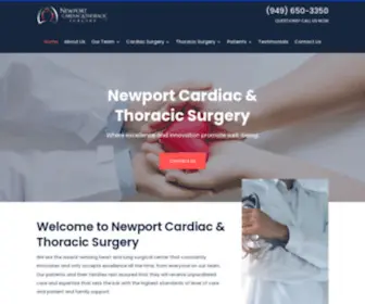 Newportcts.com(Newport Cardiac & Thoracic Surgery) Screenshot