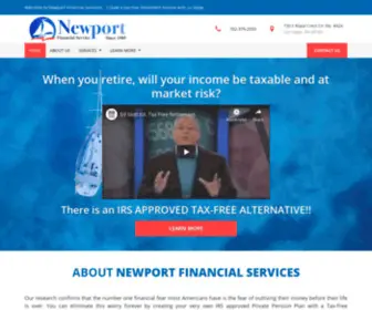 Newportfinancialserviceslv.com(Since 1985) Screenshot