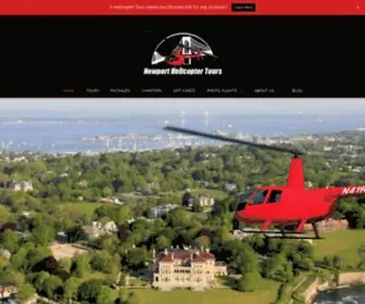 Newporthelicoptertours.com(The Most Exciting Thing To Do in Newport Rhode Island) Screenshot