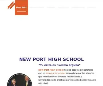 Newporthighschool.mx(Preparatoria Newport Highschool: Preparatoria en Querétaro) Screenshot