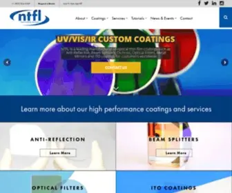 Newportlab.com(Newport Thin Film Laboratory) Screenshot