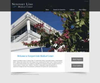 Newportlido.com(Newport Lido Medical Center) Screenshot