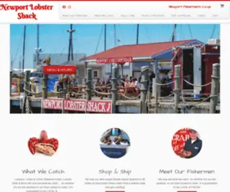 Newportlobstershack.com(Newport Fishermen's Co) Screenshot