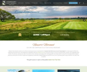Newportnational.com(Come Play One of New England's Finest Golf Courses) Screenshot