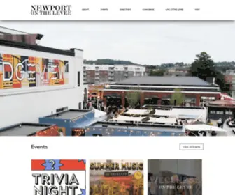 Newportonthelevee.com(Newport on the Levee) Screenshot