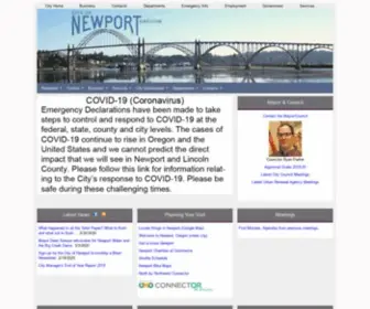Newportoregon.gov(City of Newport) Screenshot