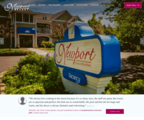 Newportresort.com(Newport Resort) Screenshot