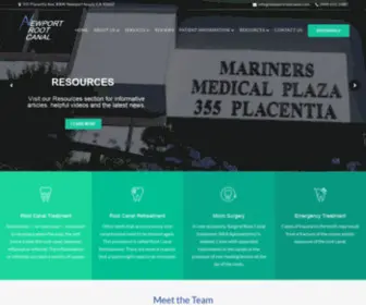 Newportrootcanal.com(James S) Screenshot