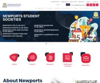 Newports.edu.pk(Newports Institute of Communications and Economics (NICE)) Screenshot